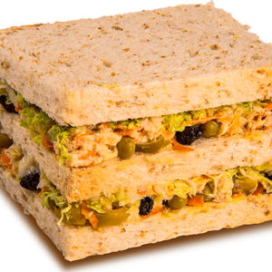 Sanduíche Frango com Abacaxi